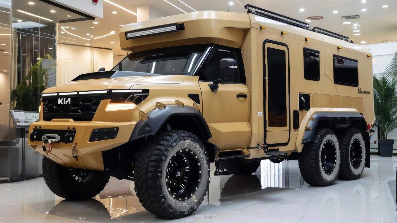 2026 Kia 6×6 Camper Van: Ultimate Off-Grid Luxury Adventure Vehicle Unveiled